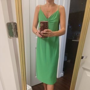 Zara green Midi dress